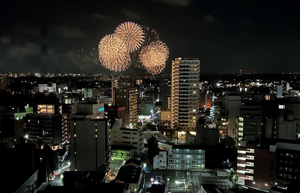 写真は昨年の手賀沼花火大会